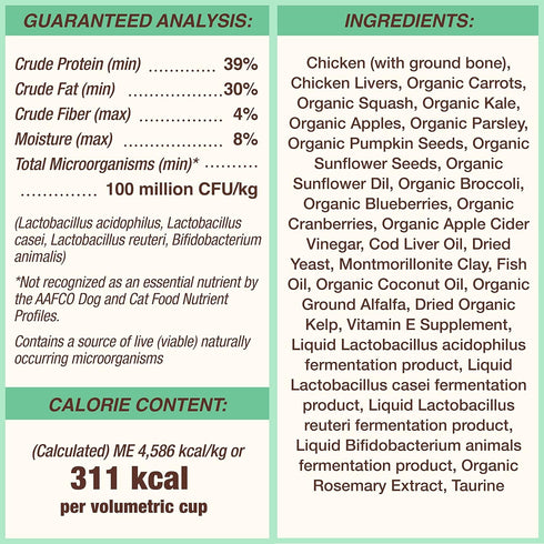Primal Freeze Dried Dog Food Pronto, Chicken, 16 oz, Complete & Balanced Meal, Premium Raw Dog Food