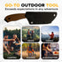 Fixed Knife with Sheath, 3CR13 Stainless Steel Blade, 8 Inches for Hunting, Fishing, Hiking, Camping