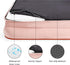Bedsure Small Orthopedic Dog Bed, Washable Bolster Sofa Bed for Small Dogs, Supportive Foam, Pink, Waterproof Lining