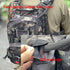 Tactical Mini Molle Hydration Pack, Outdoor Carrier with IFAK Pouch, US Flag, Med Patch, Hydropack for 2L Bladder