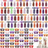 120 Pieces Halloween Pets Dog Bow Tie, Adjustable Dog Ties Collar for Dogs Cats, Pumpkin Grooming Accessories