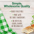 Nylabone Healthy Edibles Natural Dog Chews, Chicken Flavor Treats for Dogs, Small/Regular (3 Count)