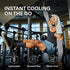 50+, 2+ COLD FACTOR Instant Cooling Hoodie Towel Advanced Chemical-Free Evaporative Cooling Technology UPF Hours