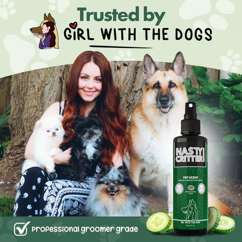 Nasty Critter! Pet Scent - 8 Oz - Made in USA for Cats and Dogs