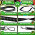 Heavy Duty Dog Leash 4-6Ft Length – Reflective Bungee Leash for Medium, Large Dogs with Traffic Control Handle