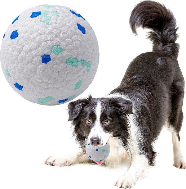 Indestructible Durable Bouncy Floating Balls for Dogs - Dog Balls Toys for Aggressive Chewers