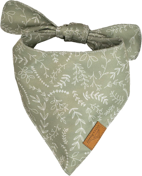 Remy+Roo Small Spring Bandanas - 4 Pack Rubi Set, Premium Durable Adjustable Polyester Fabric, Patented Shape Floral