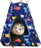 Small Animal Hammock Sleeper Cage Accessories for Ferret, Rat, Guinea Pig, Degu, Gerbil, Mice, Hamster (Blue Tent)