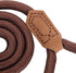 Mile High Life Premium Leather Dog Leash - Strong Rope Leash with Leather Handle, 4/5/6 Feet for Small Medium Large Dogs