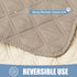 smiry Waterproof Dog Blanket, Reversible Bed Cover, Soft Couch Cover for Dogs, Washable Furniture Protector (30"x53",