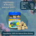 Aquatic Foods Inc. 1.3oz Brine Shrimp, Freeze Dried Floating Brine Cubes for Cichlids, Discus, Goldfish, Bettas, Angel