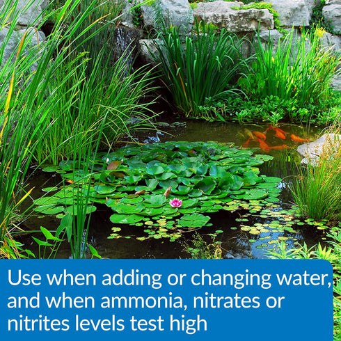 32-Ounce API Pond Aqua Essential Pond Water Conditioner Bottle