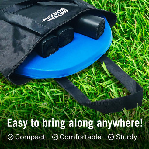 5-Gallon 8-Gallon Better Boat Portable Camping Toilet Kit, & Bucket Toilet Seat with Lid, Waste Bags & Carry Case