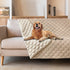 gogobunny 100% Double-Sided Waterproof Dog Bed Cover, Reversible Pet Blanket for Large Dog Cat, 68x82 Inch, Dark