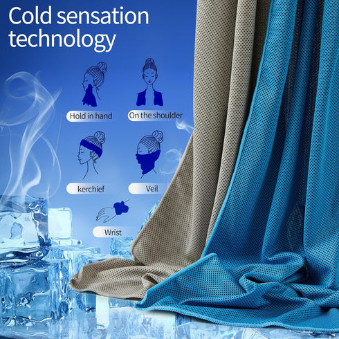 Cooling Sports Towels - Ultra-Absorbent Sweat Relief