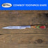 SZCO Supplies Cowboy Toothpick Knife, Silver and Brown