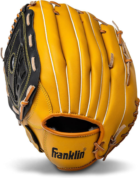 Franklin Sports Baseball + Softball Gloves - Field Master Adult + Youth Gloves - Right Hand + Left Hand - Infield +