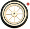 Radio Flyer Tricycle Replacement Rear Wheel/Tire (Fits Models 33 34 34B 34T)
