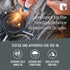 Light My Fire Flint Fire Starter Ferro Rod Survival Tool SCOUT — Fire Steel Bushcraft Gear — 2-in-1 Magnesium Fire