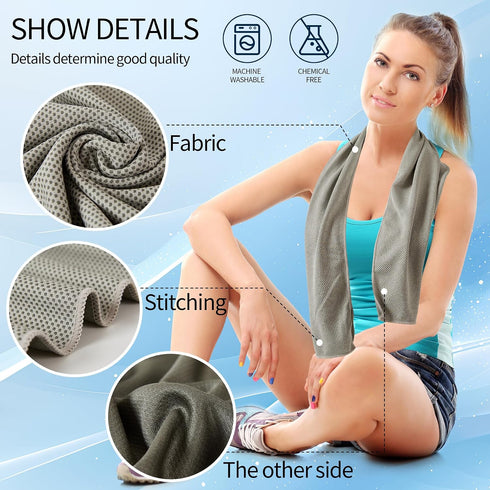 Cooling Sports Towels - Ultra-Absorbent Sweat Relief