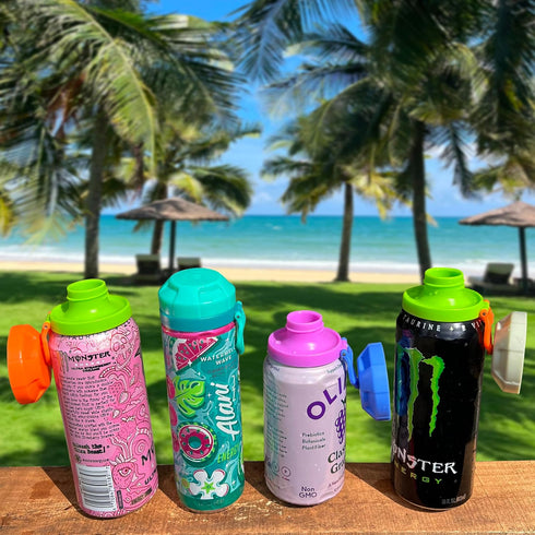 4 Pack ORIGINAL CREATOR - DIPESI Magnetic Soda Can Lids Reusable Airtight Can Covers, BPA-Free, Easy to Use, Keep