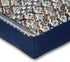 Home Dynamix Trina Turk Austin Bohemian Pet Bed, Geometric Blue/Gray/Ivory, 24" x 36" Gusset