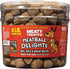 Meaty Treats Meatball Delights Beef, Rice, and Bison Recipe Meatballs Dog Treats,