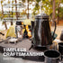 Set 12 Set 4 COLETTI Classic Enamel Coffee Percolator & Mugs The Most Nostalgic Camping Coffee Pot, Now Modernized