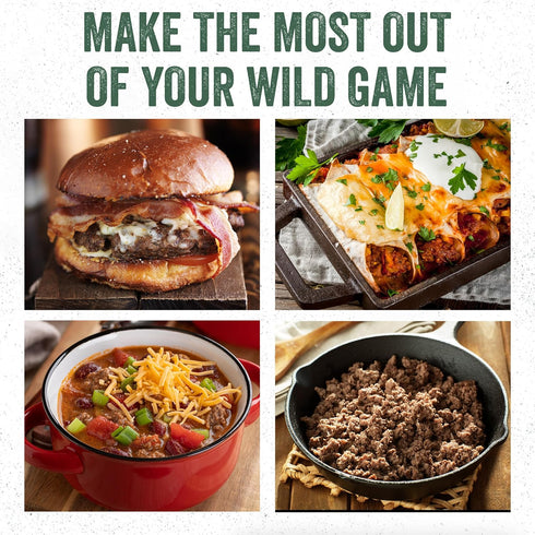 LEM Products Wild Game Bags, 2 lb, Polyethylene, White and Black, 100 Count
