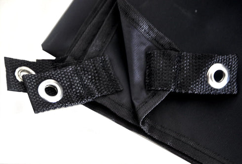 Waterproof Camping Tarp for Picnics, Tent Footprint, Sunshade (Black-210x150CM)