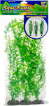 Penn-Plax Aqua-Plants Plastic Aquarium 3 Piece Plant Bundle, Realistic Appearance, Green, 16” Height