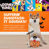 Looney Tunes for Pets Sylvester The Cat Plush Dog Toy, Halloween Pumpkin Head, 6 Inch Squeaky Chew Toy for Small Dogs
