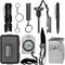 VViViD 10 in 1 Emergency Tactical Gear Survival Kit for Outdoor Camping, Hiking, Adventure Sports