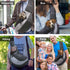 FDJASGY Pet Sling Carrier for Small Dogs Cats, Breathable Mesh Hand-Free Puppy Backpack with Adjustable Strap