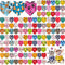 Sanwuta 120 Pcs Bandanas for Dogs Bulk Dog Bone and Paw Print