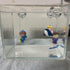 3 Pack Floating Fish Tank Decorations, Cute Little Diver, Surfer Boy, Whale-Riding Girl for Aquarium Decor