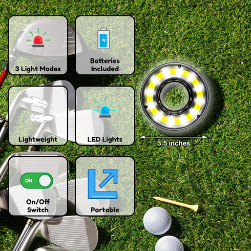 Windy City Novelties LED Light Up Night Golf Putting Cup