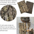 kathson 2PCS Thicker Cork Tile Background, 11.6”Lx7.7”Wx0.5”H, Natural Reptile Climbing Mat