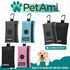PetAmi Dog Poop Bag Holder for Leash, Waste Bag Dispenser with Clip for Puppy Potty Walking Accessories, Pink 1 Pack