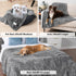 PetAmi Dog Blanket for Large Medium Dogs Grey, Soft Fluffy Sherpa Fleece Blanket for Cat & Dog, Washable 40x60