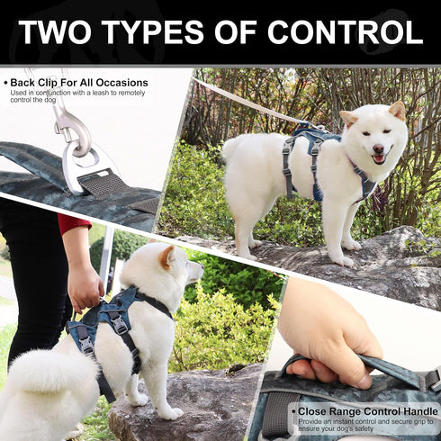 Escape Proof Puppy Harness for Small Dogs - Waterproof Reflective Breathable Vest with Handle for Daily Walking,