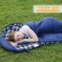 REDCAMP Flannel Sleeping Bag for Adults, Comfortable Cotton with Detachable Hood, Red/Grey/Blue for Camping