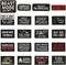 WZT 20 Pieces Funny Tactical Military Morale Patch Set for Caps, Bags, Backpacks, Clothes, and Tactical Gears (Navy)
