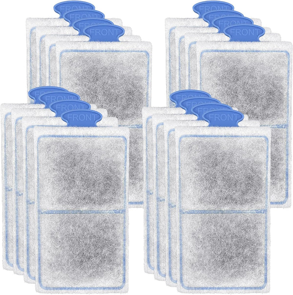 driamor 16 Pack Filter Cartridges for Top Fin PF-S Filters, Small Fish Tank Filters with Zeolite