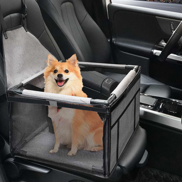 GENORTH Dog Car Seats for Small and Medium Dogs,Portable Puppy/Pet Car Booster Seat