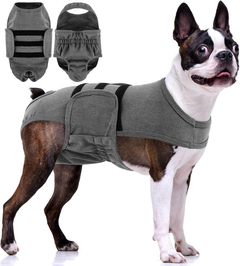 PUMYPOREITY Dog Diaper with Suspender, Escape-Proof Anti-Harassment Garment for Heat Cycle, Incontinence,