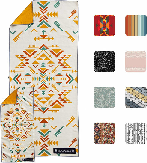 Boondock Co | Premium Quick Dry & Sand Free Adventure Beach Towel &
