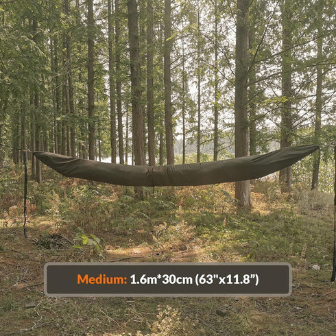 Onewind Lightweight Hammock Sleeve, Medium 11'' Camping Storage and Cover for Hammock, Underquilt, Topquilt, OD Green