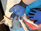 1 Pair Pet Grooming Glove, Gentle Hair Remover Brush for Dogs and Cats, Easy to Use and Clean