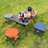 Opliy 2 Pack,13.5 Inch Camping Stool Portable Folding Stool for Outdoor Gardening and Beach Hiking Fishing,Foot Stool